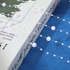 Acrylic Pearl Ball Chains&nbsp;AJEW-WH0766-47A