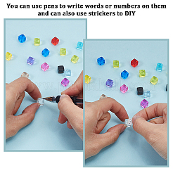170Pcs 17 Colors Transparent Acrylic Beads&nbsp;AJEW-PA0001-05