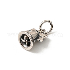 925 Sterling Silver Bowknot Bell Charms&nbsp;STER-K184-02AS