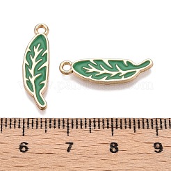 Rack Plating Alloy Enamel Pendants&nbsp;ENAM-N056-342