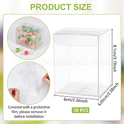 Transparent Plastic PVC Box Gift Packaging&nbsp;CON-WH0085-68A
