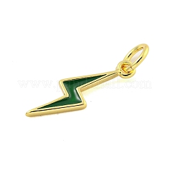 Rack Plating Brass Enamel Pendants&nbsp;KK-U021-16C-G