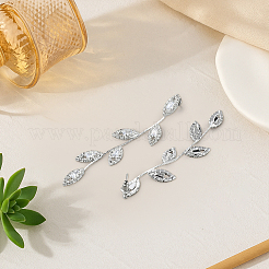 4 Pairs 2 Colors Brass Stud Earrings&nbsp;EJEW-GO0003-09