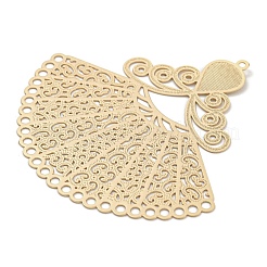 Rack Plating Brass Pendants&nbsp;KK-S400-09KCG