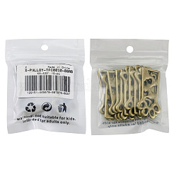 Open Back Bezel Pendants&nbsp;X-PALLOY-TAC0010-08AB