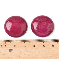 天然なヒスイカボション  染め  半円  25~26x6.5~10.5mm&nbsp;G-C189-04B