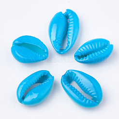 Spray Paint Cowrie Shell Beads&nbsp;LS-X-SHEL-S274-26E
