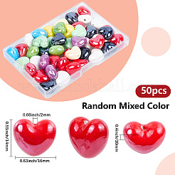 50Pcs Handmade Porcelain Beads&nbsp;PORC-LT0001-02