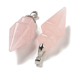 Natural Mixed Stone Pointed Pendants&nbsp;G-F766-08AS