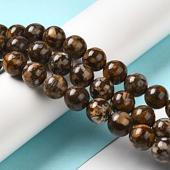 天然のアフリカオパールビーズ連売り  ラウンド  10~10.5mm  穴：1.4mm  約37個/連  15.16''（38.5センチメートル）&nbsp;G-H298-A11-04