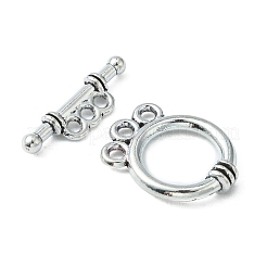 チベット風合金マンテル  リング  アンティークシルバー  カドミウムフリー＆ニッケルフリー＆鉛フリー  18x14x3.5mm  穴：2mm&nbsp;LF10795Y-NF