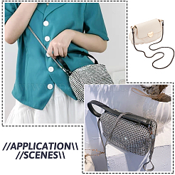3Pcs 3 Colors Iron Flat Snake Chain Bag Straps&nbsp;FIND-BT0001-27