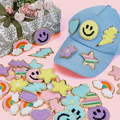 24 Styles Computerized Embroidery Iron On/Sew On Patches&nbsp;PATC-MA0001-56