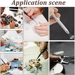 4Pcs 4 Style Stainless Steel Tweezers & 4-Claw Pick up Tool for Small Parts Pickup&nbsp;STAS-UN0039-16