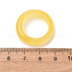 猫の目の指輪  女性用プレーンバンドリング  ゴールド  6mm  内径：18mm&nbsp;RJEW-G363-01B-16