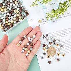 Brass Textured Beads&nbsp;KK-AR0001-28