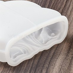Diyのシリコーンキャンドル型  キャンドル作り用  シェル形状  ホワイト  10.2x12.4x5.4cm&nbsp;LS-SIMO-P008-03A