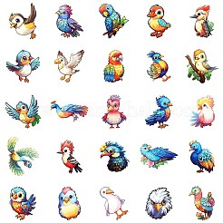 50Pcs Cartoon Birds Paper Sticker&nbsp;STIC-C012-06