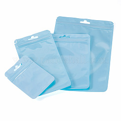 40Pcs 4 Styles Rectangle Plastic Yin-Yang Resealable Packaging Bags&nbsp;ABAG-TA0001-23A