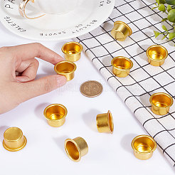 アルミキャンドルカップ  ジャーキャンドル作りアクセサリー  ゴールドカラー  2.6x1.4cm  内径：2のCM&nbsp;LS-AJEW-WH0299-98G