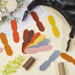 8 Bags 8 Colors Cowhide Purse Suspension Clasps Bag Strap Connector Fabric&nbsp;PURS-CL0001-04B