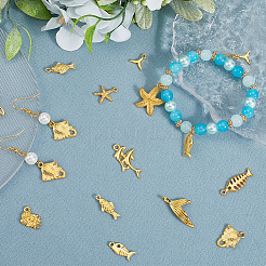 60Pcs Tibetan Style Alloy Pendants&nbsp;FIND-SP0004-07G