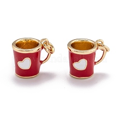 Brass Enamel Charms&nbsp;KK-P196-A