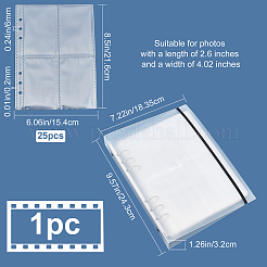 1Pc PP Plastic Storage Note Book&nbsp;DIY-GF0005-79