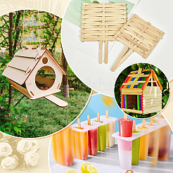 50Pcs Wooden Cakesicle Sticks&nbsp;AJEW-WH0348-678
