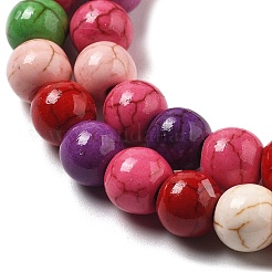 Synthetic Turquoise Beads Strands&nbsp;G-B140-A01-6mm