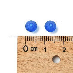 プレシオサ®クリスタルビーズ  チェコクリスタル  双円錐形(451 69 302 ロンデル)  60310 840 カプリ ブルー マット  6mm  穴：1mm&nbsp;Y-PRC-BA6-60310-840