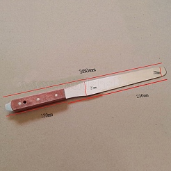 Steel Spatula Painting Knife with Wood Handle&nbsp;DRAW-PW0003-35