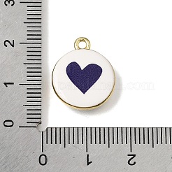 Printed Brass Pendants&nbsp;KK-CBAE379-01G-C