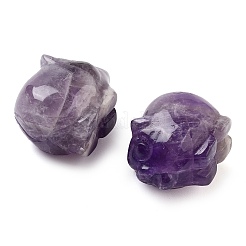 Natural Amethyst Carved Figurines&nbsp;DJEW-L023-C04