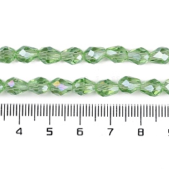 Transparent Electroplate Glass Beads Strands&nbsp;LS-EGLA-N013-T4mm-B13