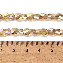 Electroplate Glass Beads Strands&nbsp;EGLA-P066-01A-AB04
