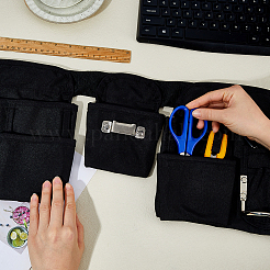 Polyester & Oxford Fabric & Iron Tool Bag Belt&nbsp;ABAG-WH0072-045A