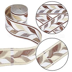 10M 2 Styles Embroidery Polyester Ribbon&nbsp;OCOR-GF0002-67B