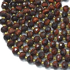 Natural Tiger Eye Beads Strands&nbsp;G-K389-E52-01