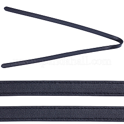 合成皮革製調節可能なバッグストラップ2本  ブラック  805x13x3mm&nbsp;DIY-CL0001-38B