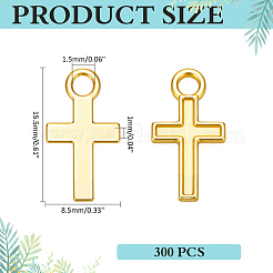 300Pcs Alloy Pendants&nbsp;FIND-ME0001-55G