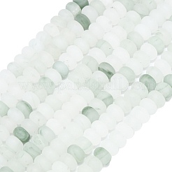 Natural Tianshan Cui Quartzite Beads Strands&nbsp;G-P575-A06-8x5mm