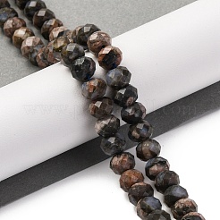 Natural Glaucophane Beads Strands&nbsp;G-K380-A45-01
