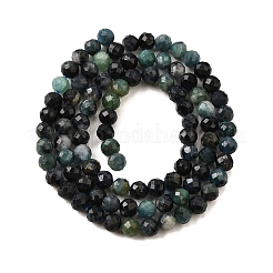 Natural Blue Tourmaline Beads Strands&nbsp;G-G259-D10-4mm
