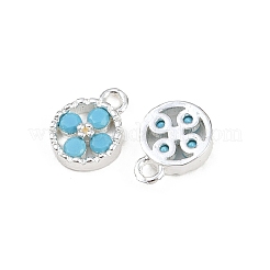 Brass Micro Pave Cubic Zirconia Charms&nbsp;KK-C115-06S