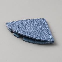 PU Leather Fan Bookmarks&nbsp;AJEW-WH20128-004B