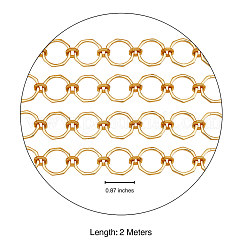 2m Alloy Octagon Link Chains&nbsp;LCHA-SZ0001-06