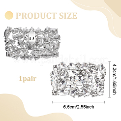 1 Pair Alloy & Rhinestone Shoe Decorations&nbsp;FIND-AN0001-11B
