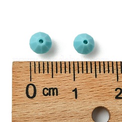 プレシオサ®クリスタルビーズ  チェコクリスタル  双円錐形(451 69 302 ロンデル)  ターコイズ63030個  5mm  穴：1mm&nbsp;X-PRC-BA5-63030