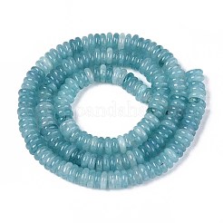 Dyed Natural White Jade Beads Strands&nbsp;G-T142-6mm-05F